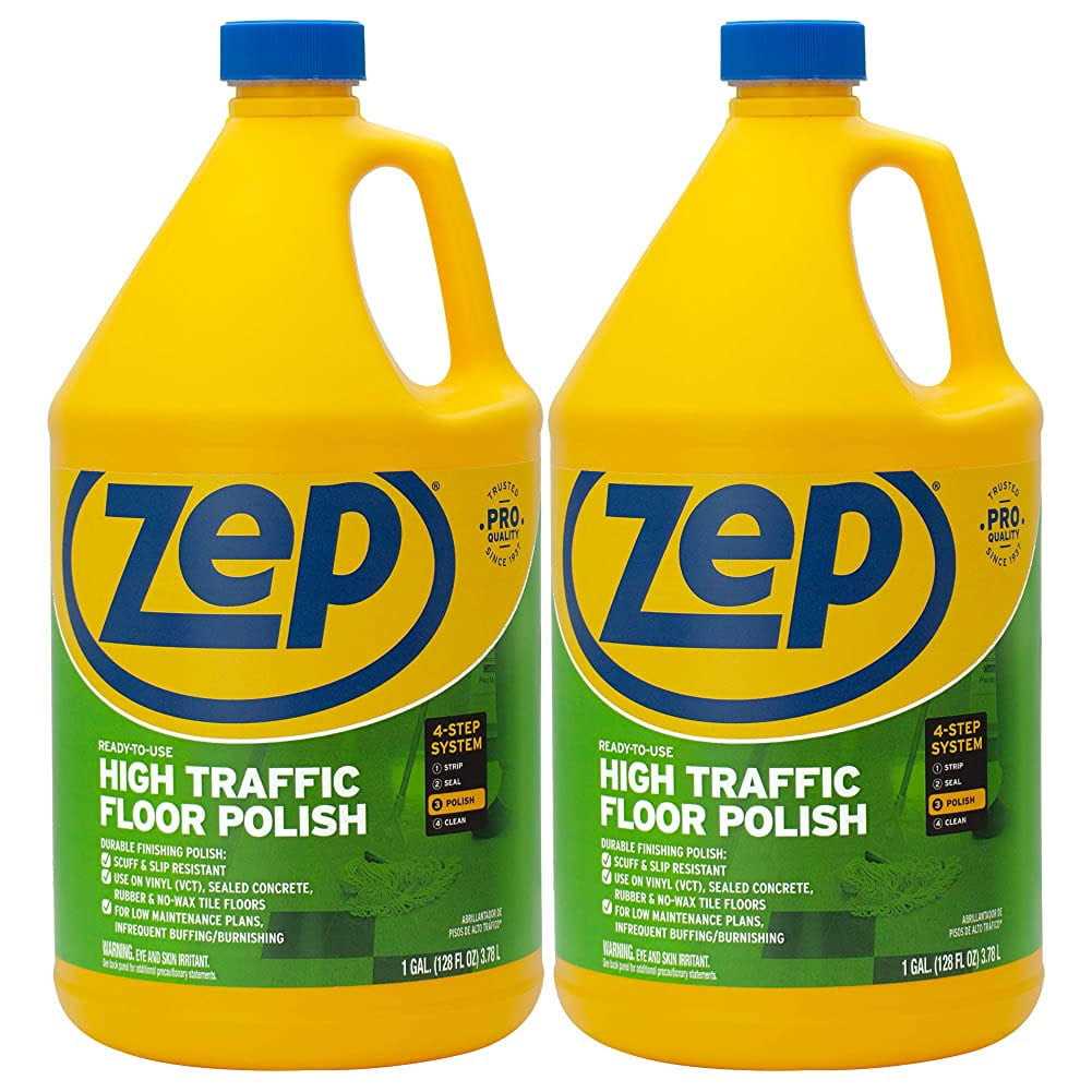 Zep High-Traffic Floor Polish - Inhomebuy