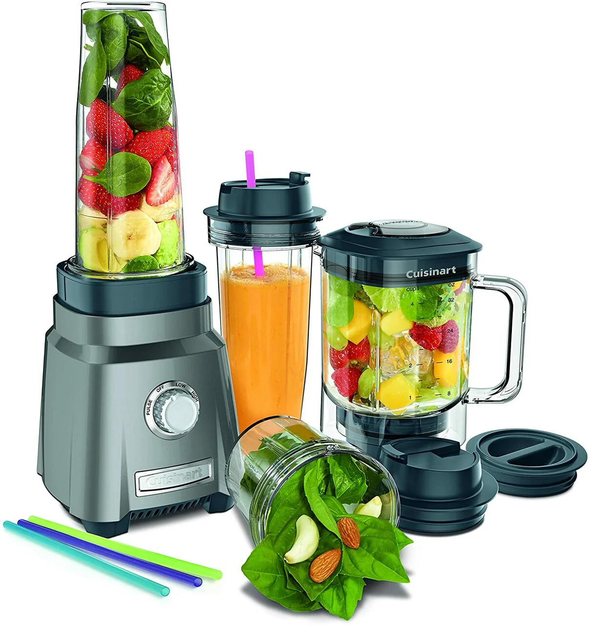 Cuisinart Hurricane Compact Juicing Blender |CPB-380C| Gunmetal - Inhomebuy