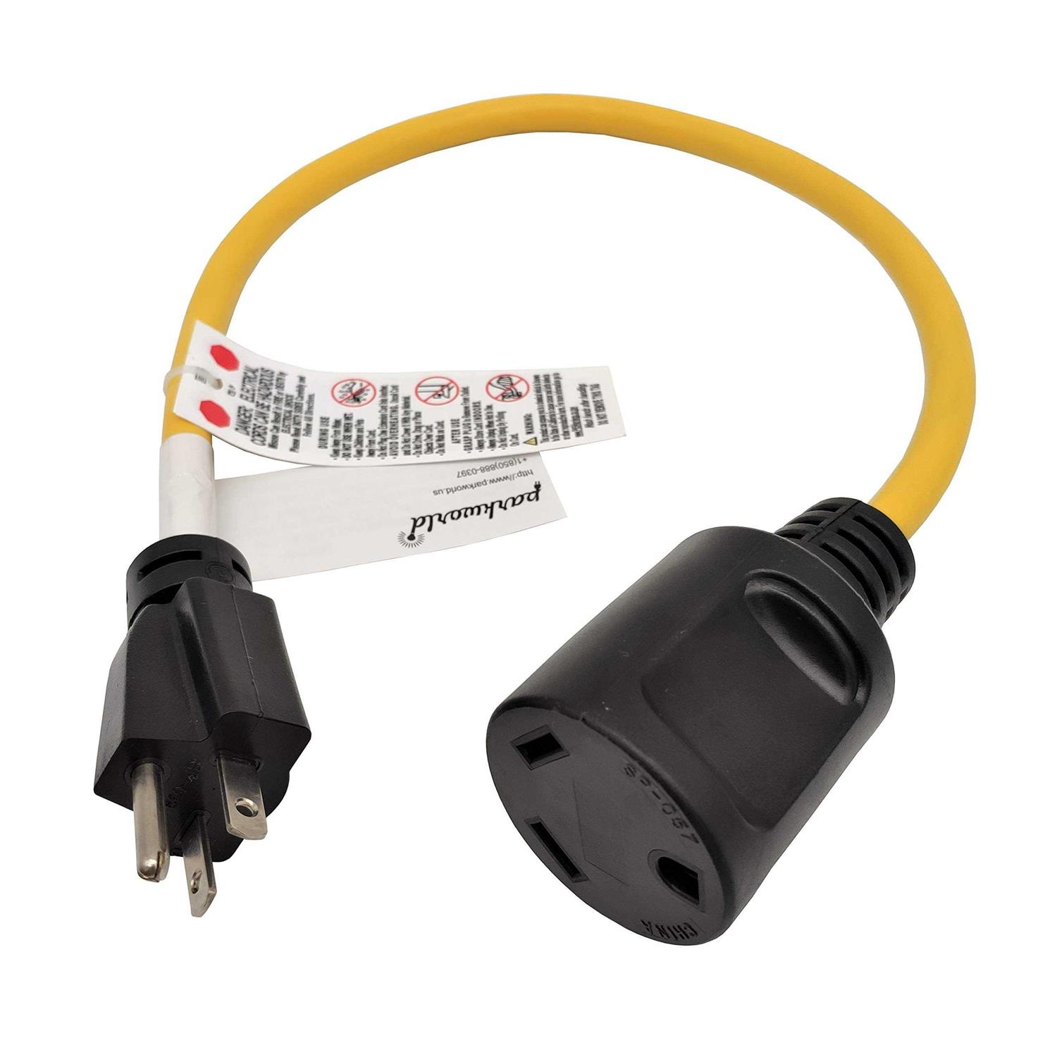 Parkworld Nema 5-20 Extension Cord 5-20p to 5-20r 125v - Inhomebuy