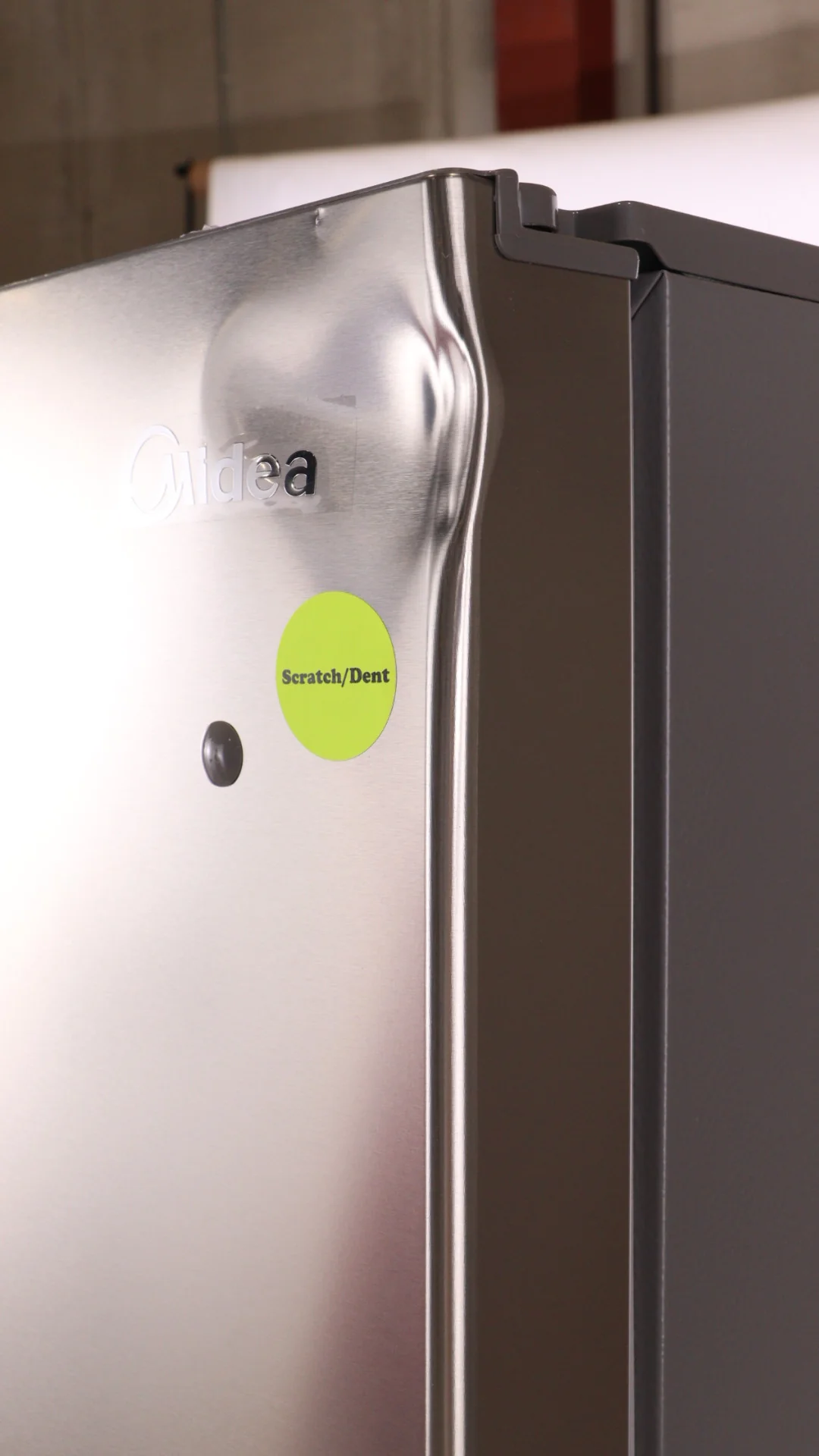 Midea 30 in. 18 cu. ft. Stainless Steel Top Mount Refrigerator - MRT18B2ASL - Inhomebuy