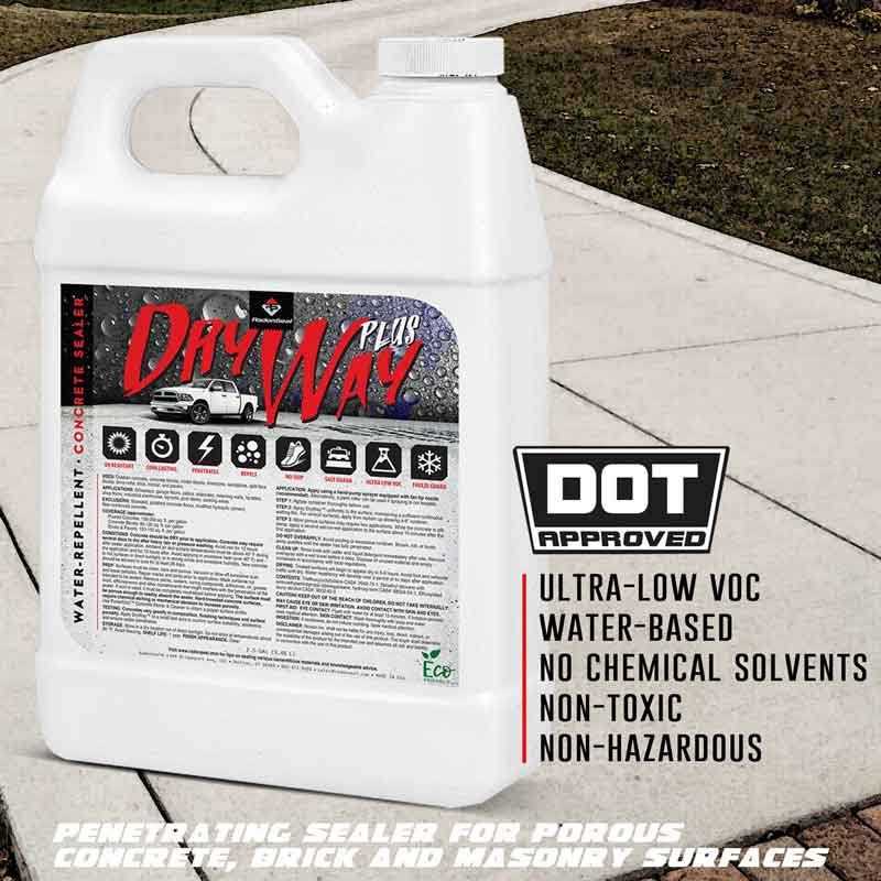 DryWay 5 Gal. Water-Repellent Concrete Paver and Masonry Sealer - Inhomebuy