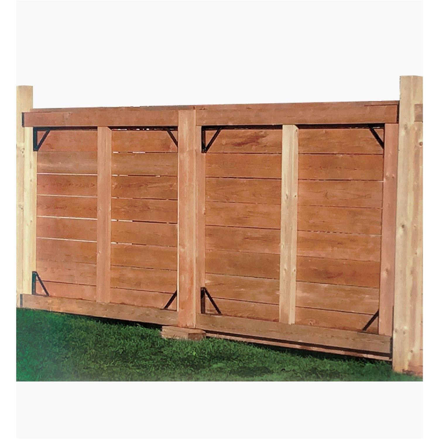 Pylex 10565 Adjustable Helical Post Black - Inhomebuy