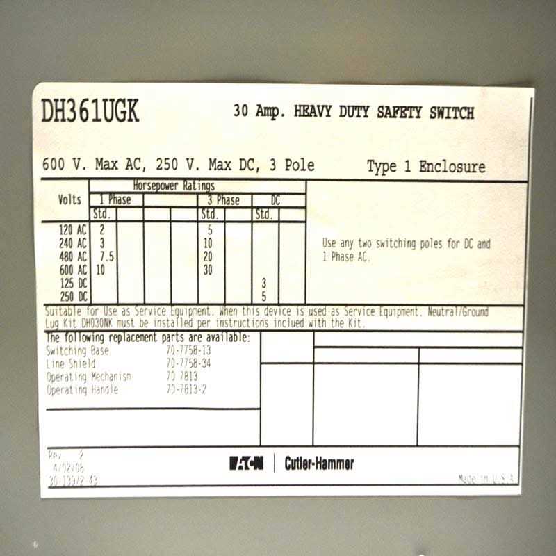 Eaton DG322UGB - Inhomebuy