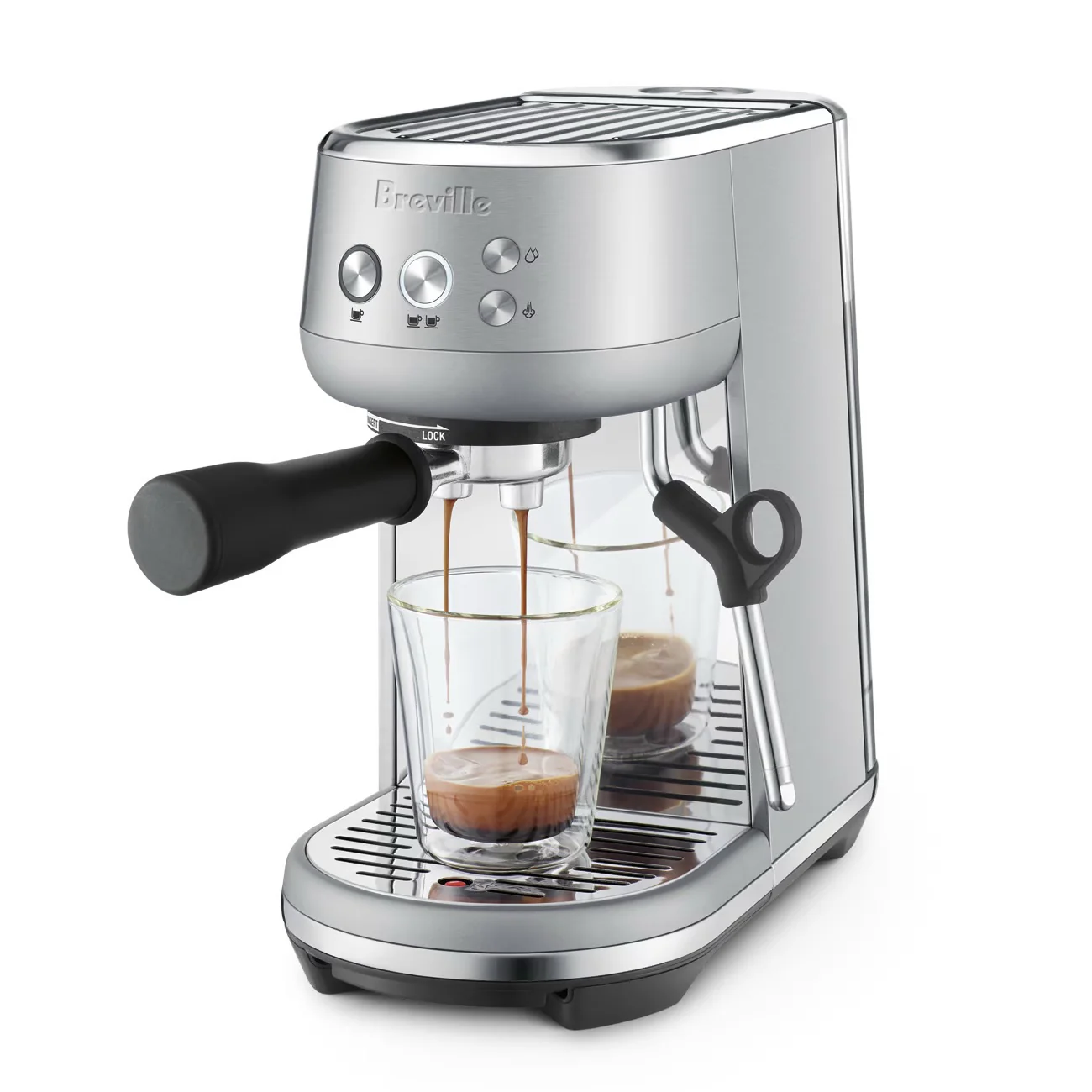 Breville The BAMBINO Espresso Maker: 1560W , brushed s/s | BES450BSS - Inhomebuy