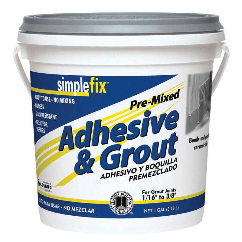 Custom Building Products SimpleSet Pre-Mixed Thin-Set Mortar 1 qt - Inhomebuy
