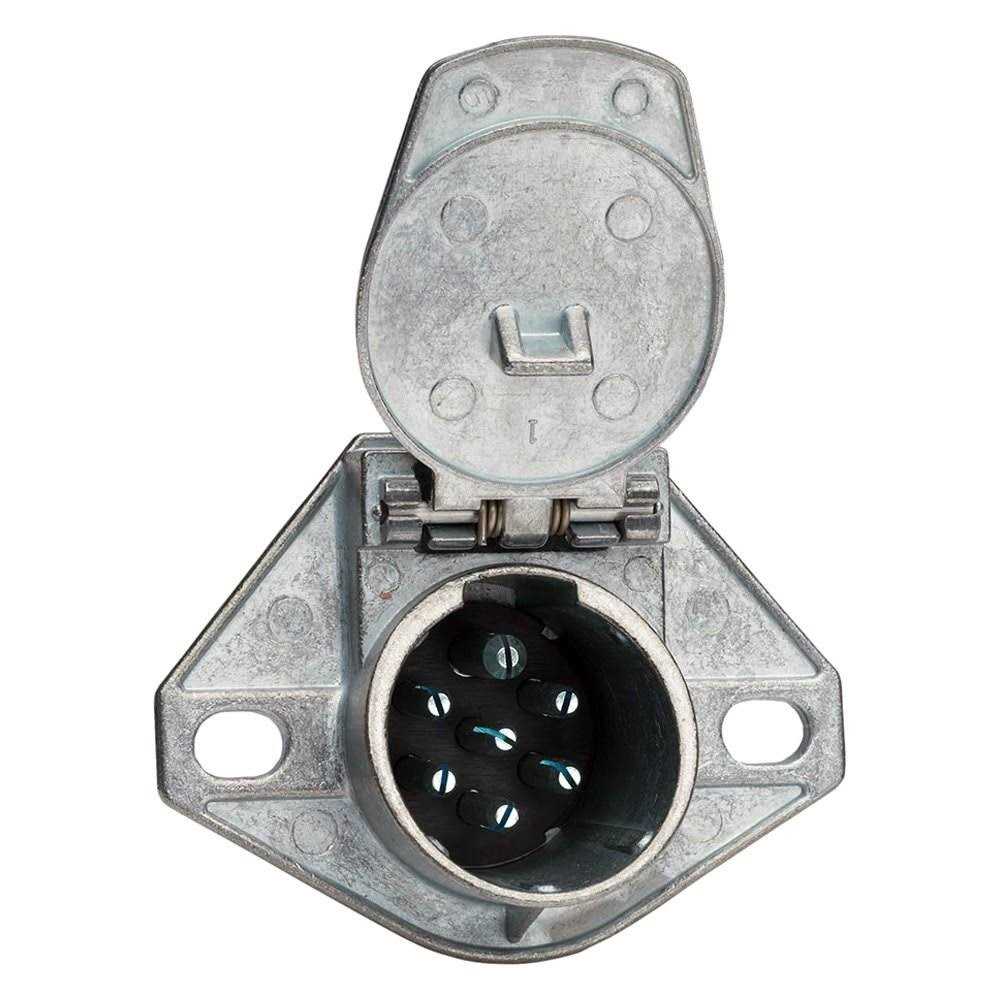 Phillips Ind. 15-730 7 Pin Plug with Cable Guard Zinc Die-Cast - Inhomebuy