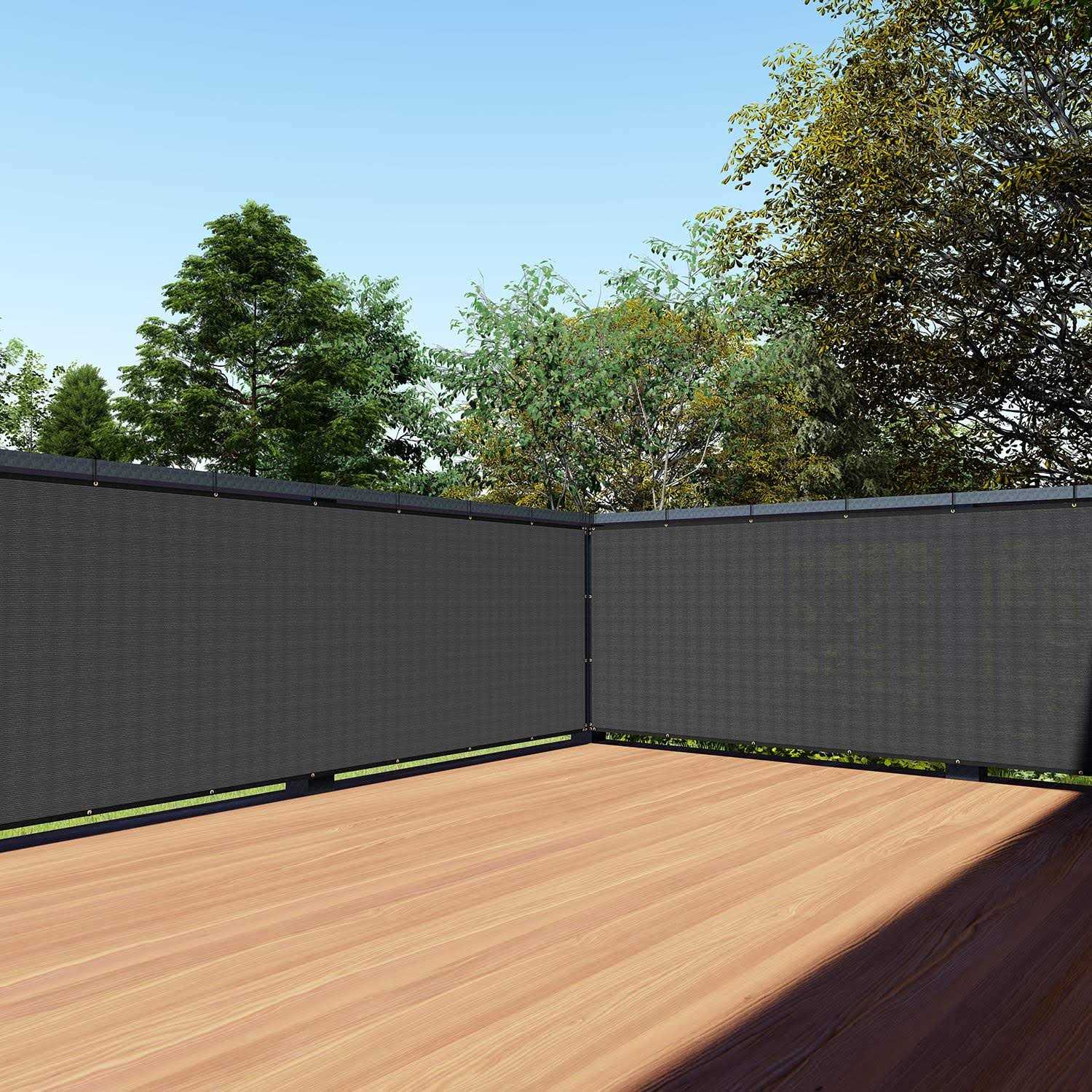 TANg 3 x Residential commercial Privacy Deck Fence Privacy Screen 200 gSM Weather Resistant Outdoor Protection Fencing - Inhomebuy