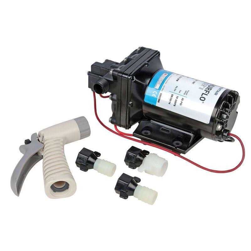 Shurflo 8005-952-490 RO Booster Pump 50 GPD 100 PSI Bypass 24vdc - Inhomebuy