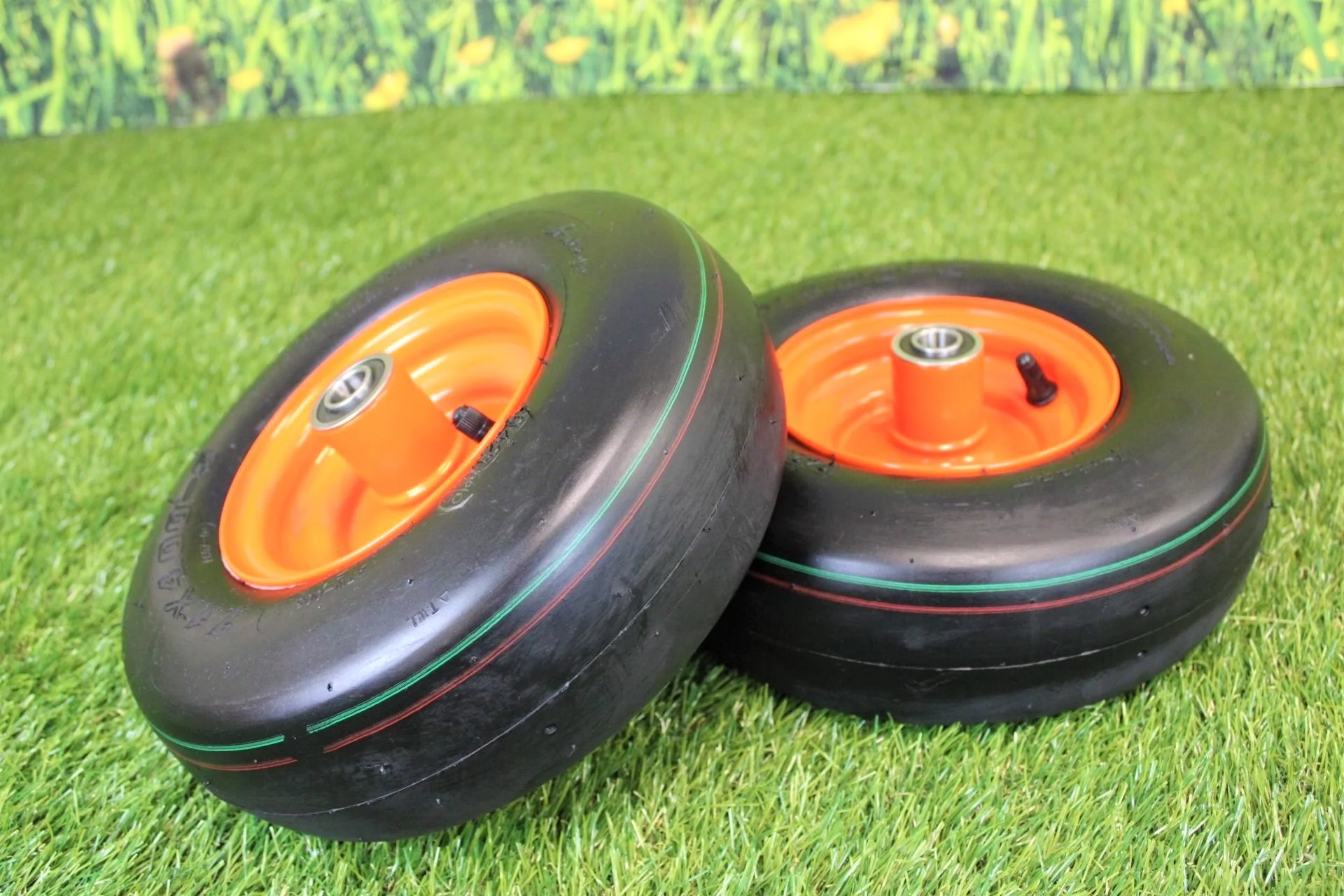 Antego Tire and Wheel 11x4.00-5 Tires & 5.25 Kubota (Set of 2) - Inhomebuy