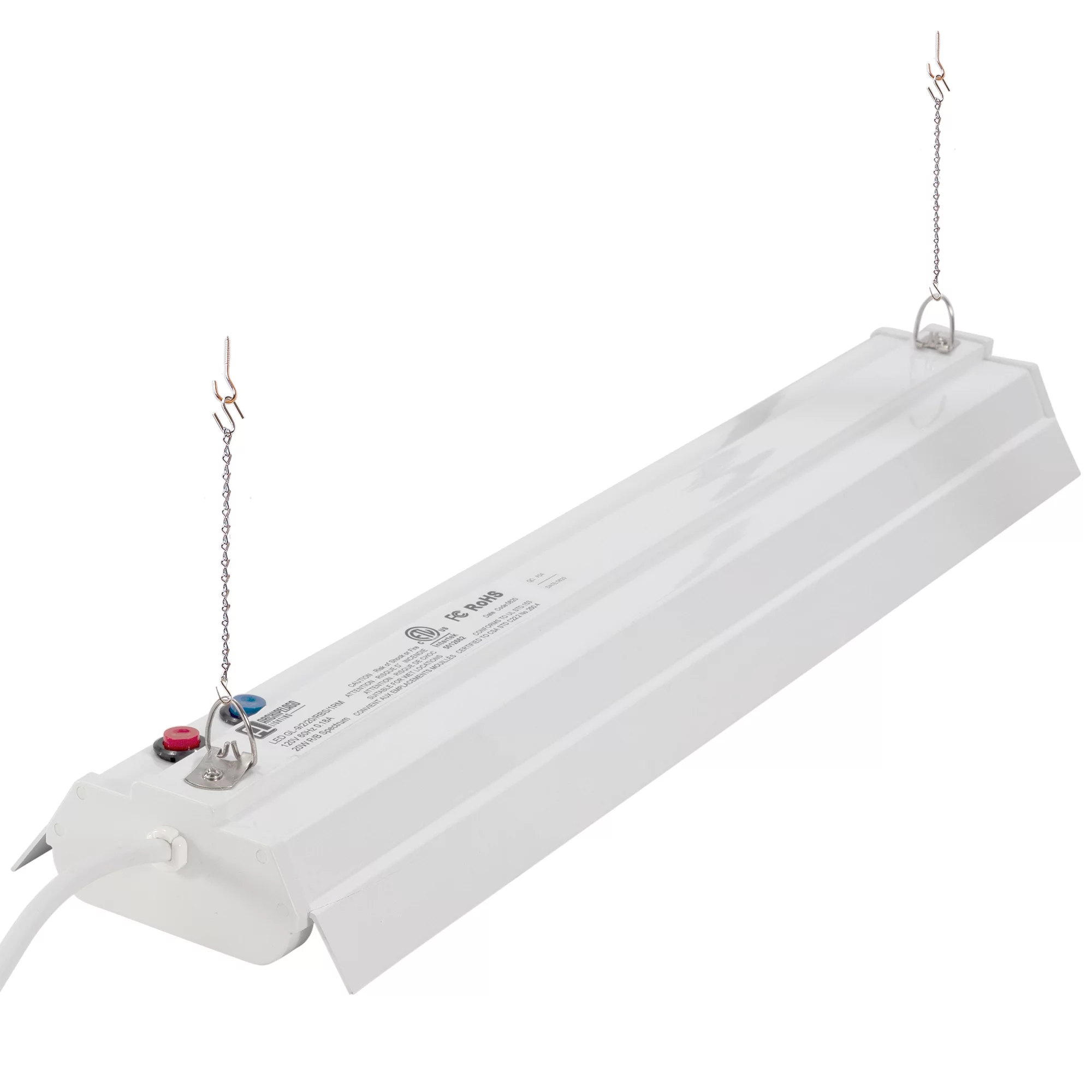 Hyper Tough 2 ft Selectable Spectrum LED 20W Grow Light, Linkable - Inhomebuy