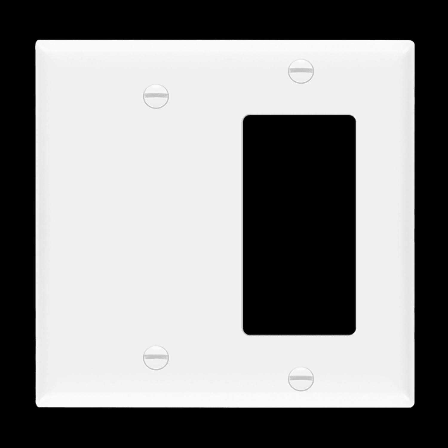 Enerlites 15 Amp Single Pole Toggle Switch w/ Tamper Resistant Receptacle 62150-TR-W - Inhomebuy