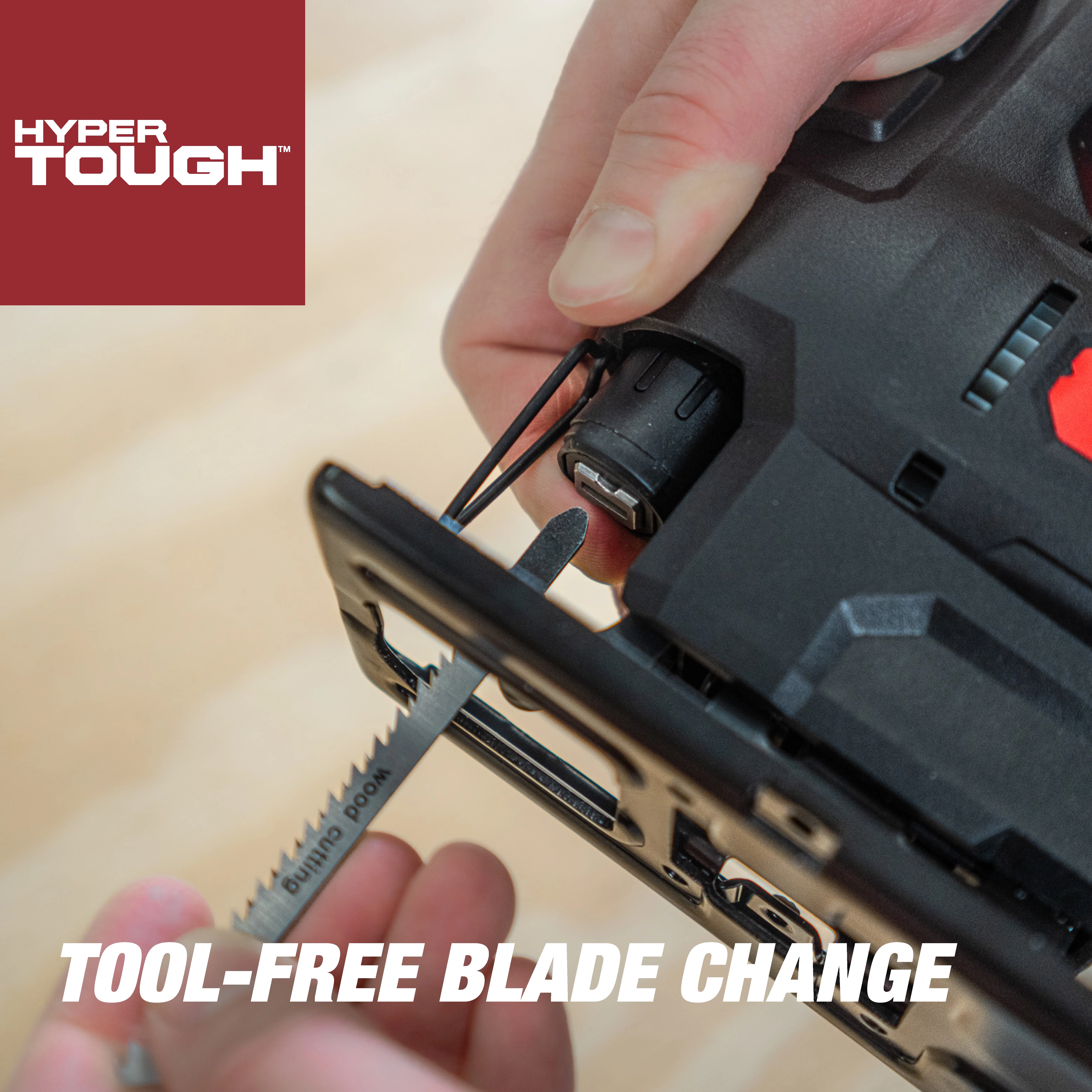 Hyper Tough 3.5-Amp Corded Jig Saw, Eelectric, 120 Volt, 44002 - Inhomebuy