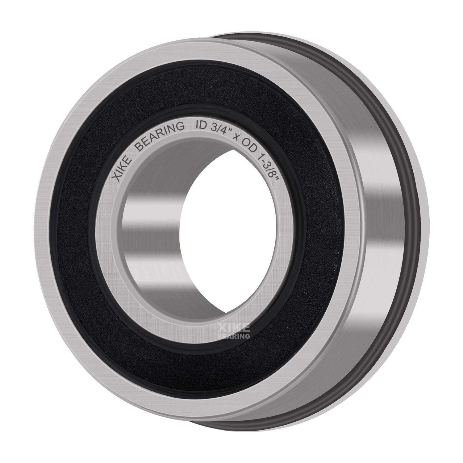 XiKe 2 Pcs 6007-2RS Double Rubber Seal Bearings 35x62x14mm, Pre-Lubricated and Stable Performance and Cost Effective - Inhomebuy