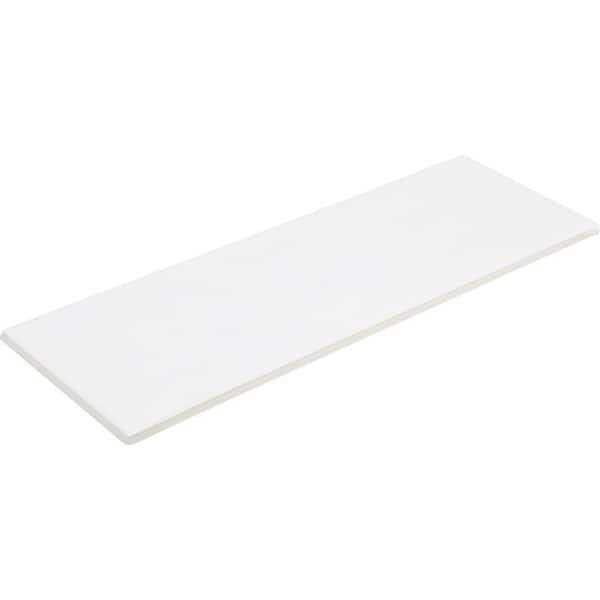 Daltile LuxeCraft Glossy 4-1/4 in. x 12-7/8 in. Glazed Ceramic Wave Crest Wall Tile - Inhomebuy