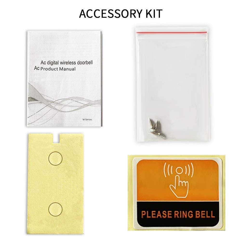 Wireless Doorbell 2 Push Buttons 2 Receivers Physen Waterproof Door Chime Kit Operating at 1300-ft - Inhomebuy