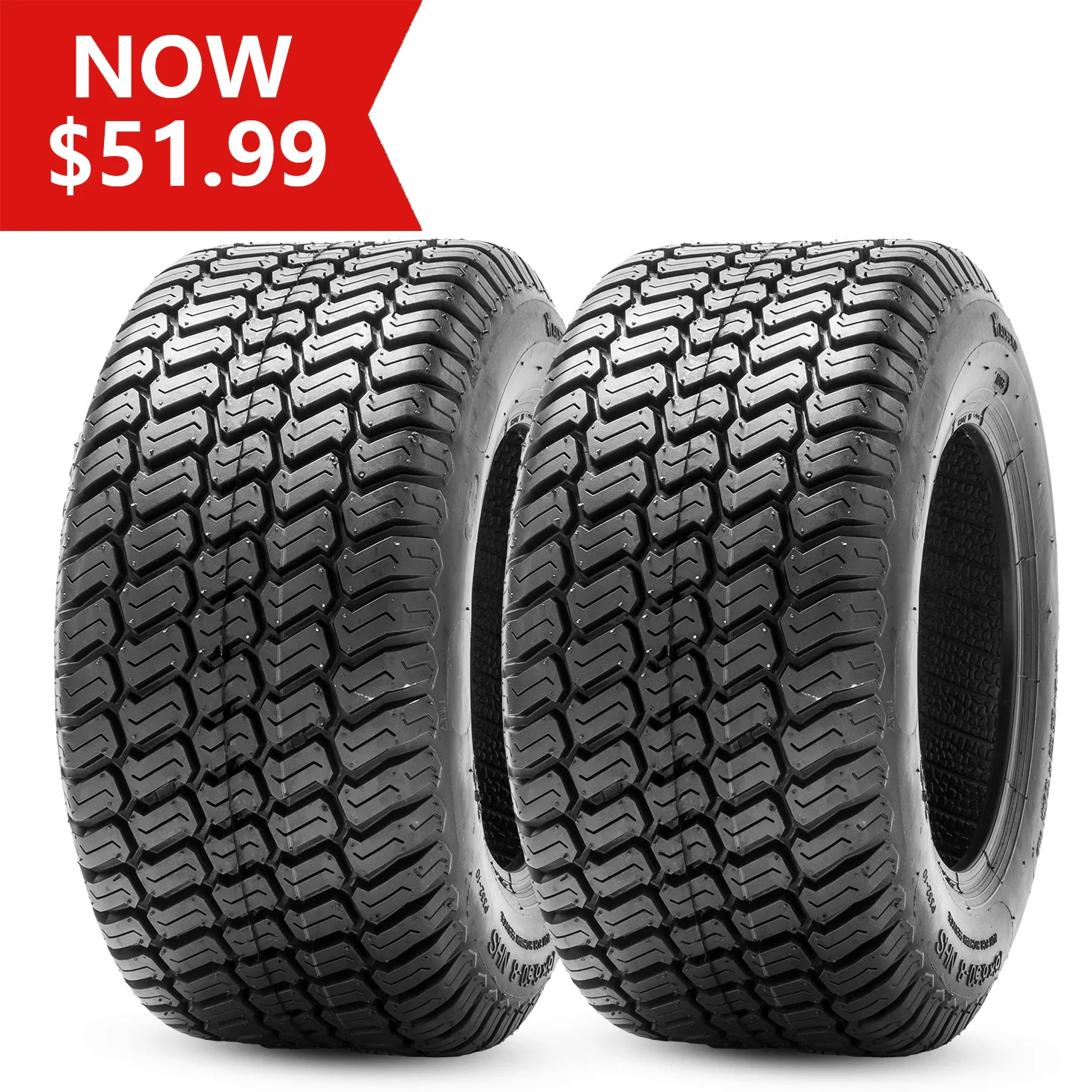 2 Pack 16x6.50-8 Lawn & Garden Tire 4PR 16x6.5-8 Mower Turf Tires - Inhomebuy