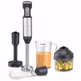 Cuisinart Hand Blender |CSB100C| Smart Stick with Chopper Attachment, 700W - Inhomebuy
