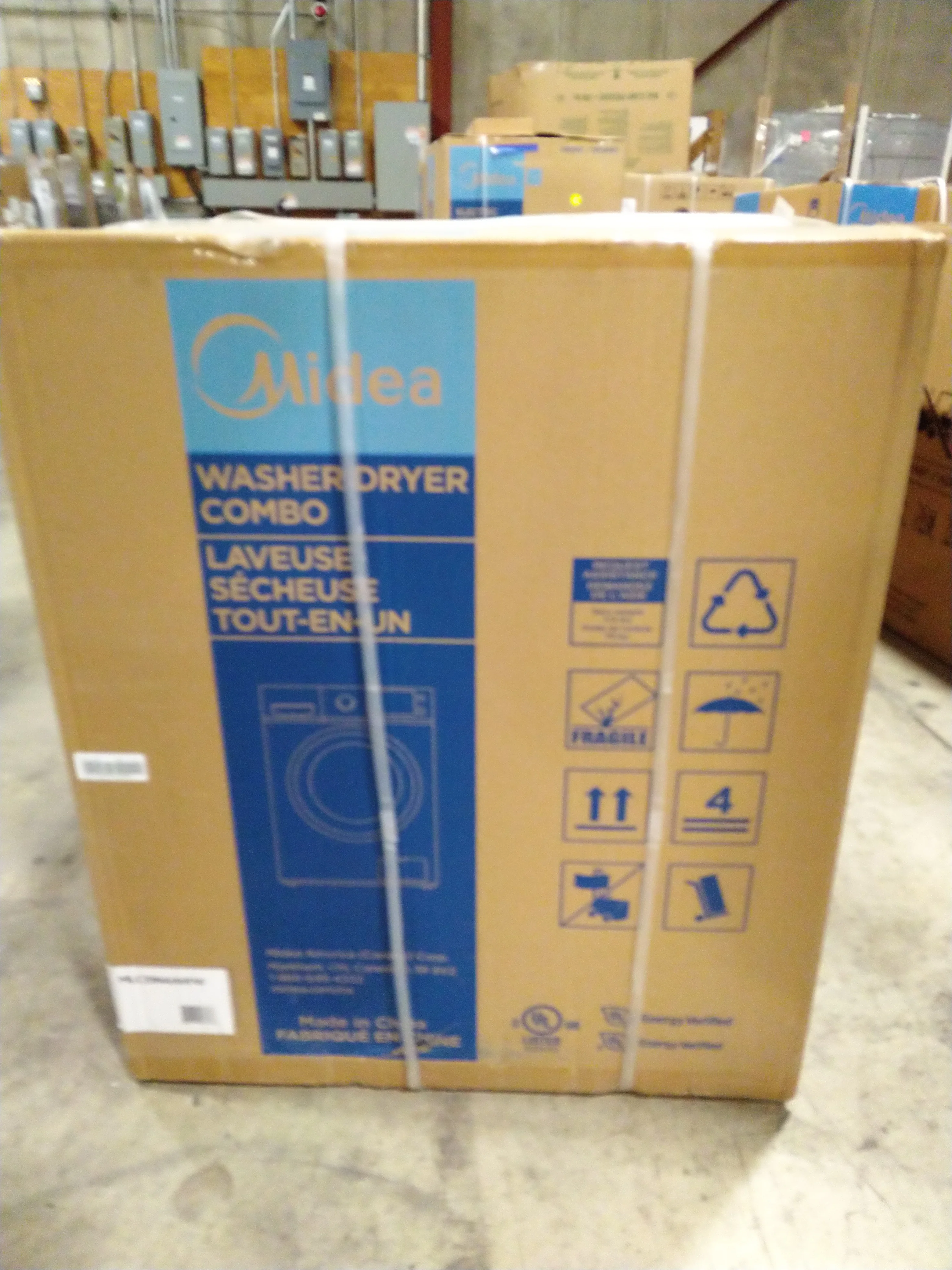 MIDEA 24 IN. 3.1 CU.FT. ALL IN ONE VENTLESS WASHER DRYER COMBO - MLC31N4AWW - Inhomebuy