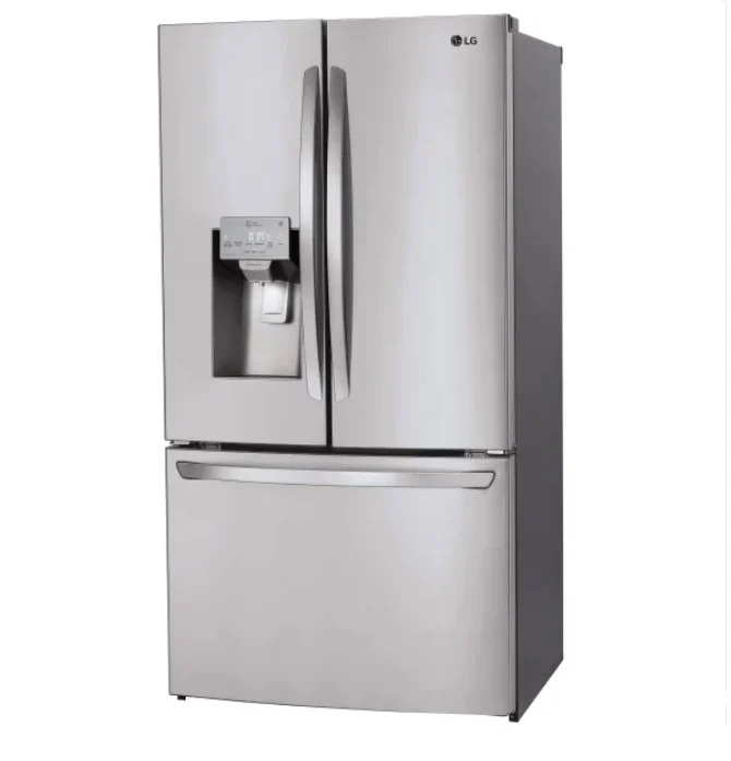 LG 36 IN. 26 CU. FT. STAINLESS-STEEL FRENCH DOOR REFRIGERATOR WITH SMUDGE-RESISTANT FINISH - LFXS269 - Inhomebuy