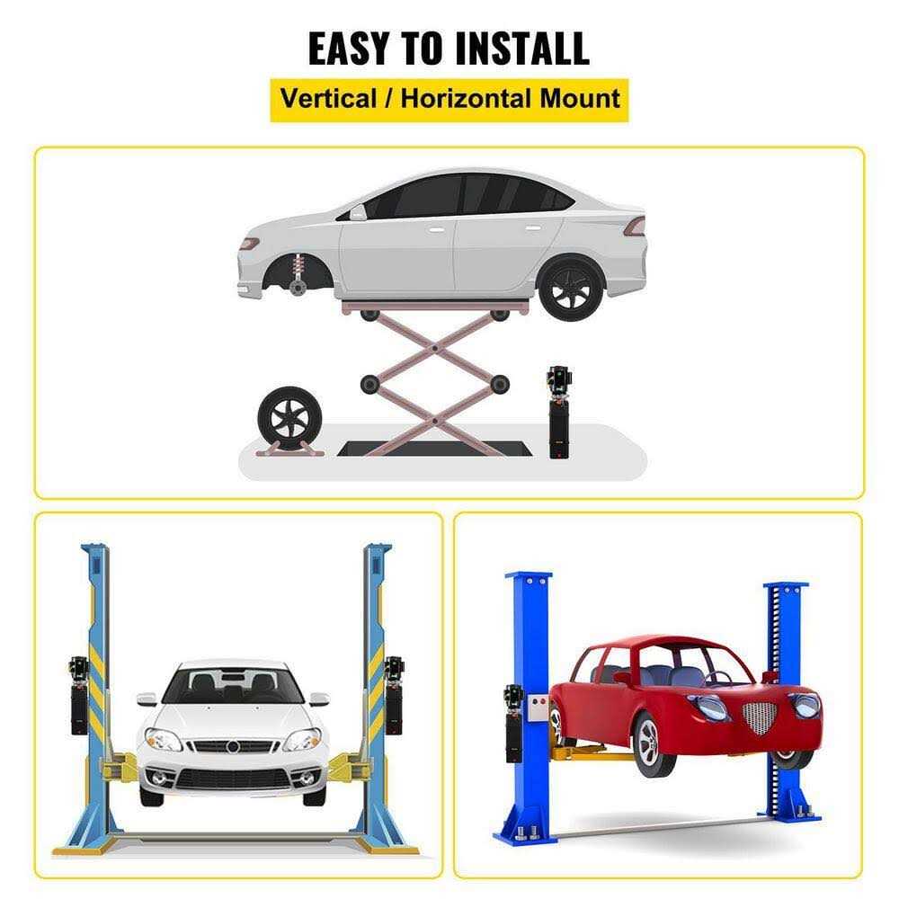 VEVOR 3 HP Car Auto Lift Hydraulic Power Unit Pack 220V 60HZ 2950 PSI 3.5 Gal Tank CZYYB14LQCJSQ60HZV7 - Inhomebuy