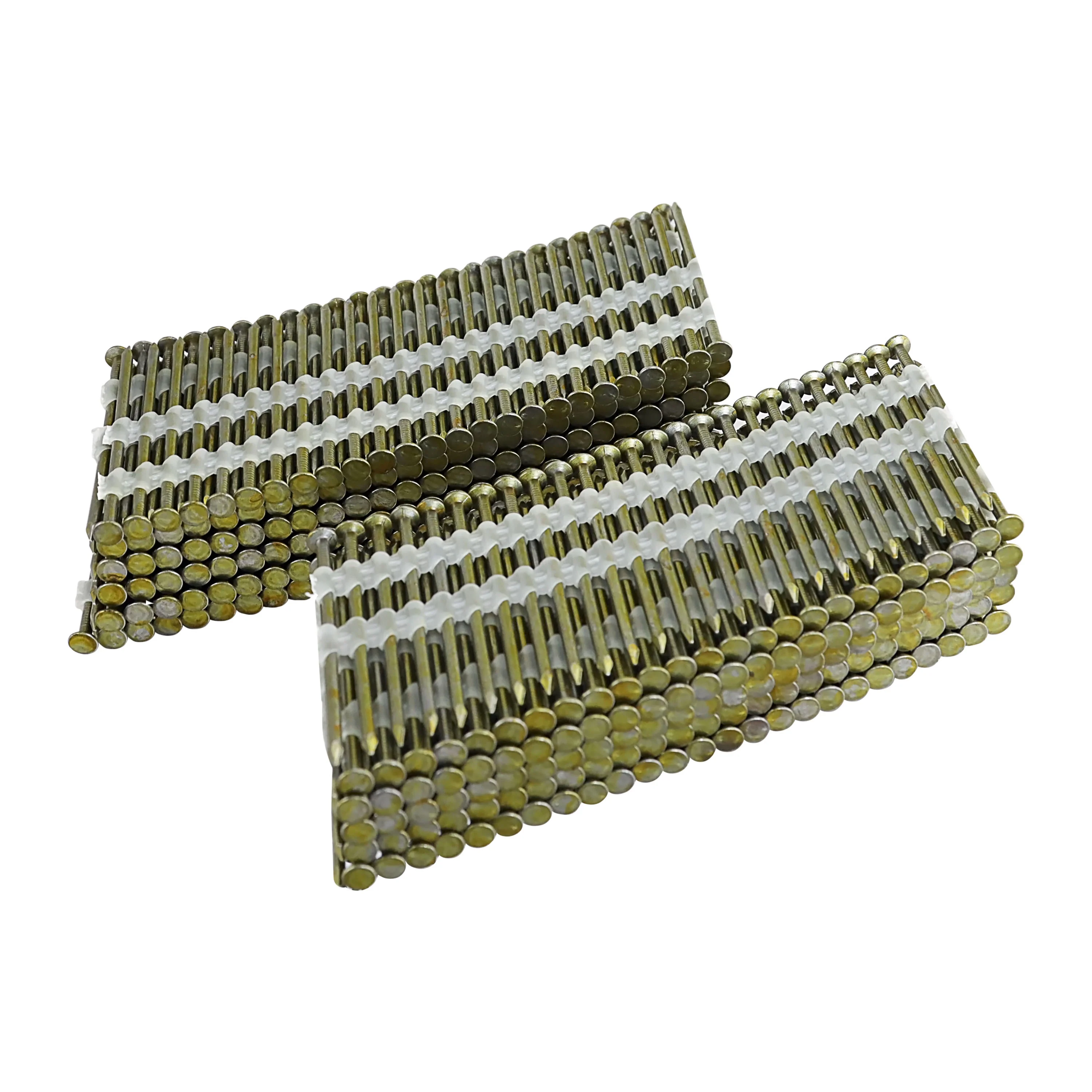 Hyper Tough 3 in. x 0.120 in. 21-Degree Brite Smooth Shank Plastic Collated Framing Nail (1000-Count) - Inhomebuy