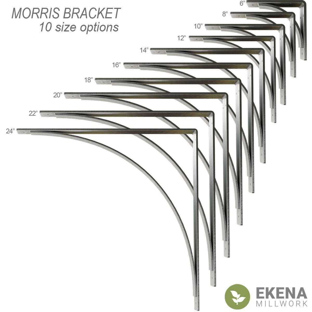 Ekena Millwork 3W x Morris Steel Bracket - Inhomebuy