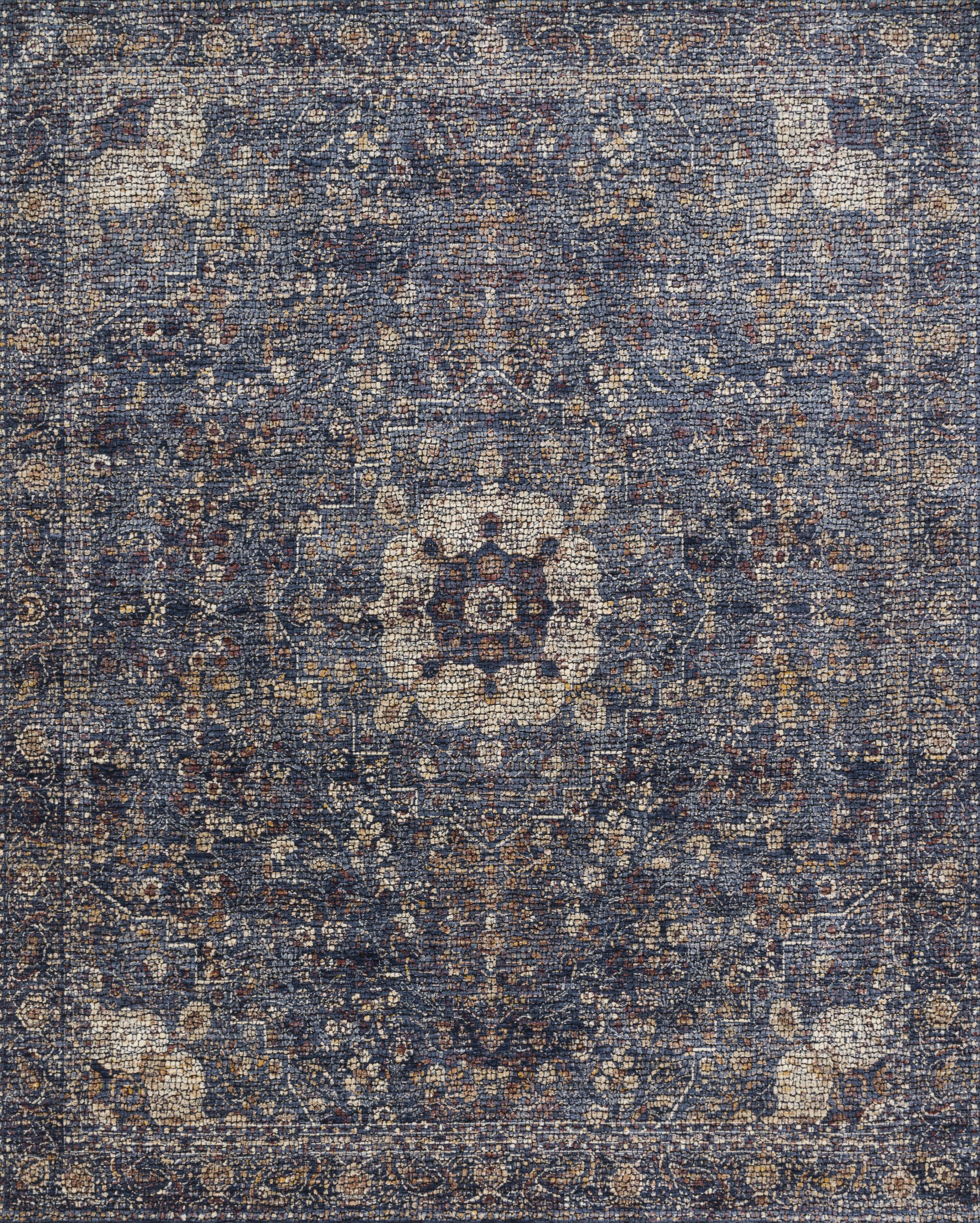 Loloi Rugs Porcia Collection Rug in Blue, Blue - 6'7