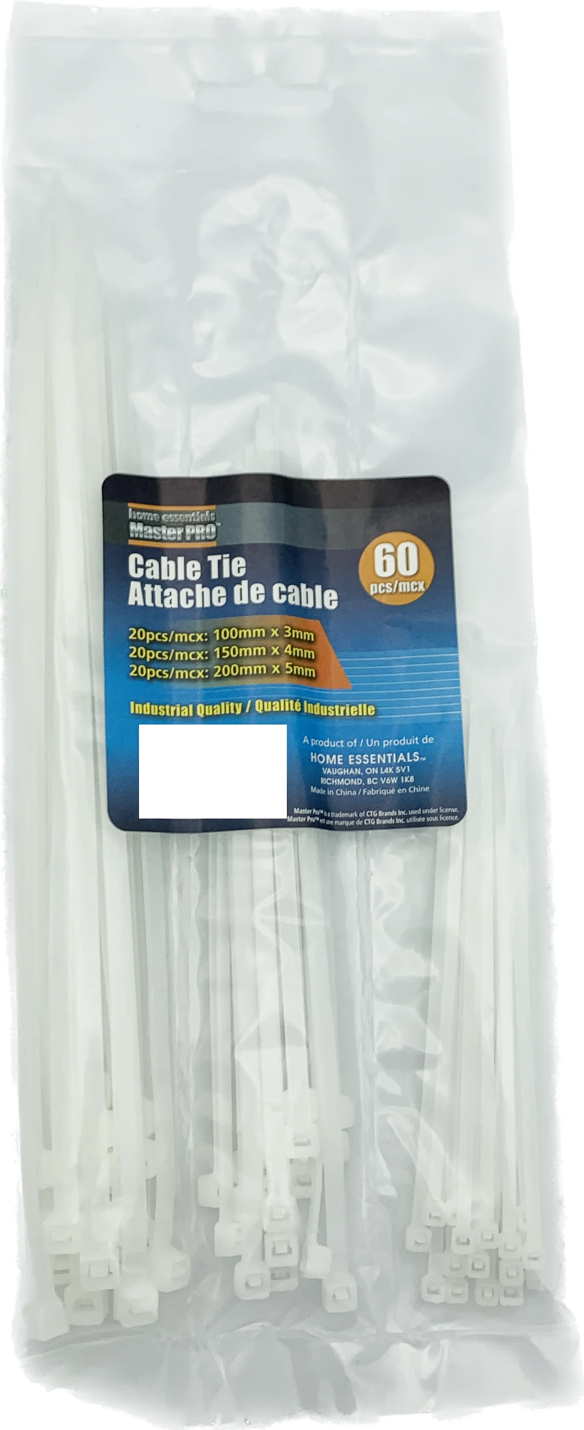 Home Essentials Cable Ties | 83461 - Inhomebuy