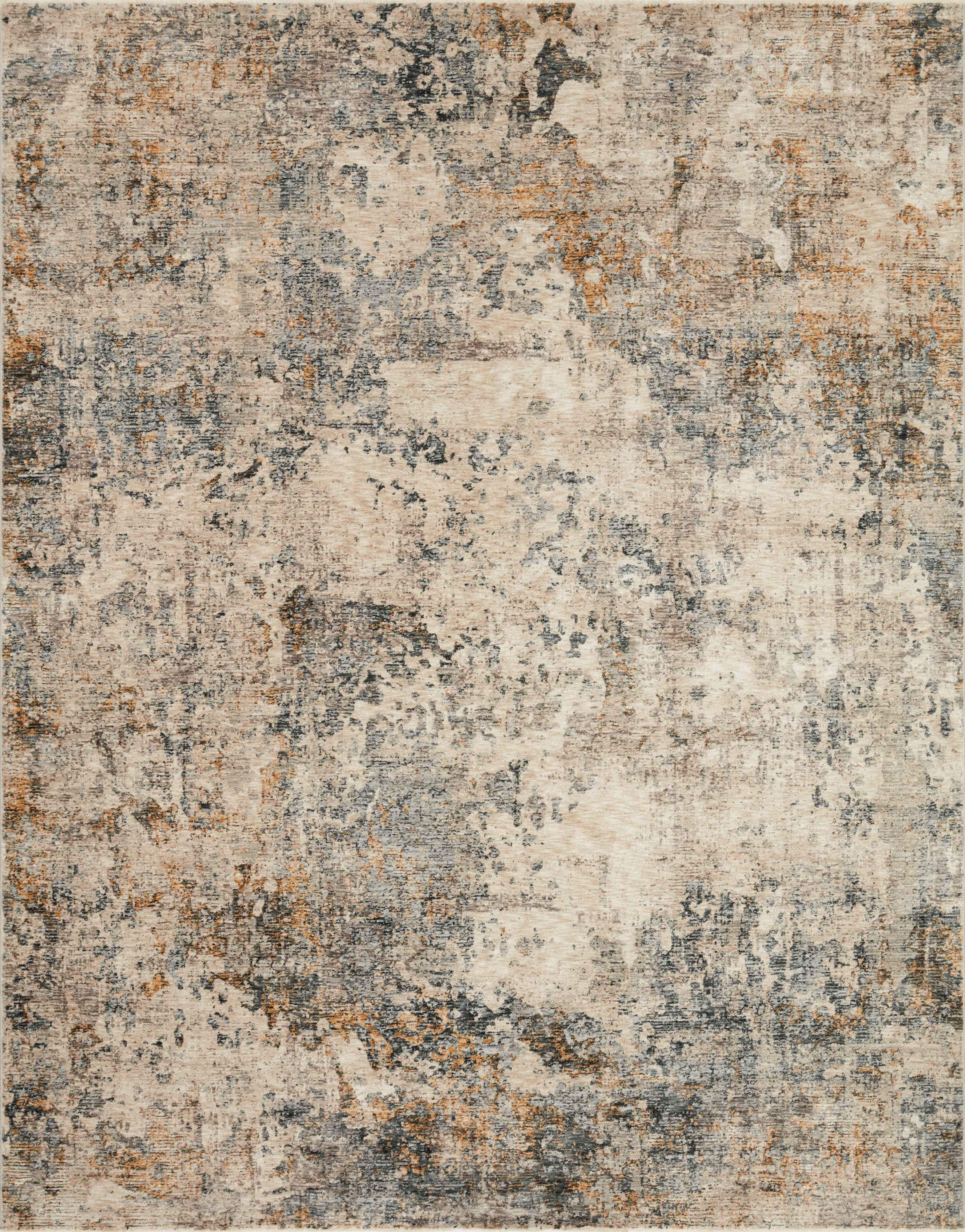 Loloi Rugs Axel Collection Rug in Ocean, Beige - 6'7