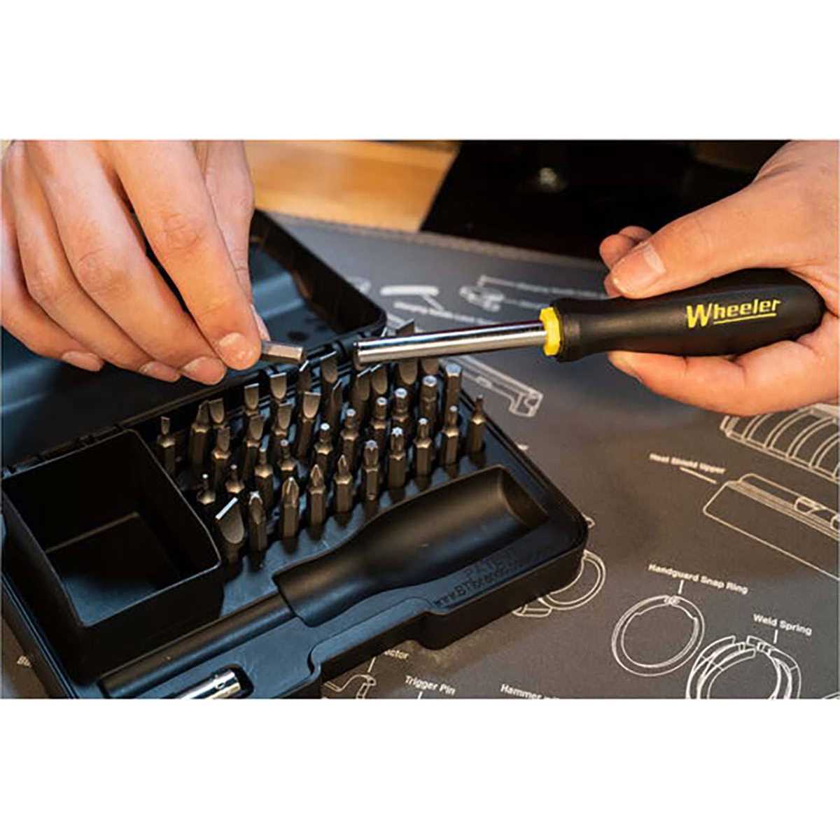 Wheeler 30 Piece SAE Metric Hex Torx P-Handle Driver Set - Inhomebuy