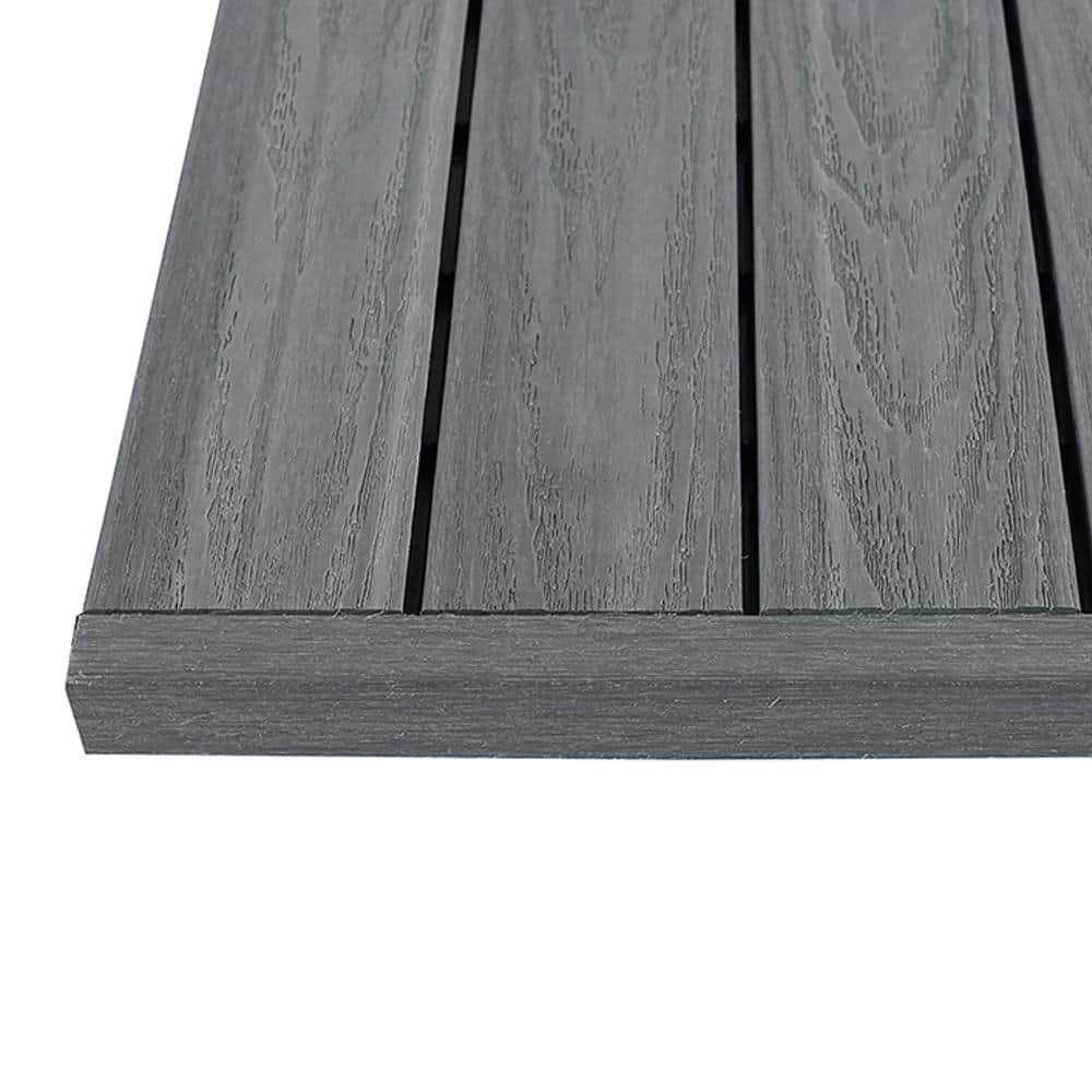 NewTechWood 1/12 ft. x 1 ft. Quick Deck Composite Deck Tile Inside Corner Trim - Inhomebuy
