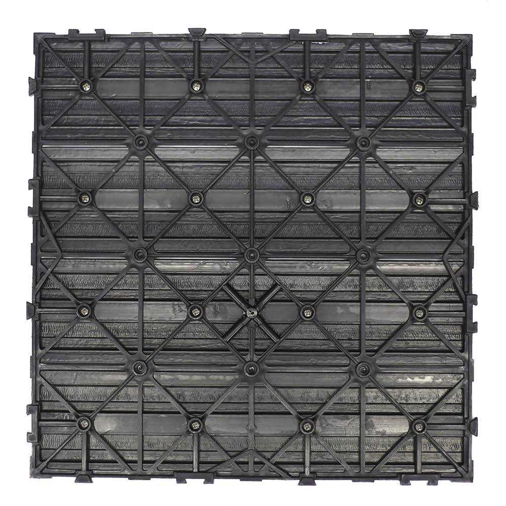 NewTechWood Ultrashield Naturale 1 ft. x 1 ft. Composite Quick Deck Outdoor Deck Tile Sample - Inhomebuy