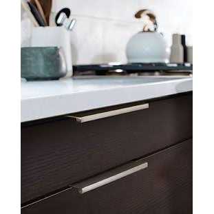 Emtek 87110US4 4 Inch Center to Center Cabinet Edge Pull - Inhomebuy