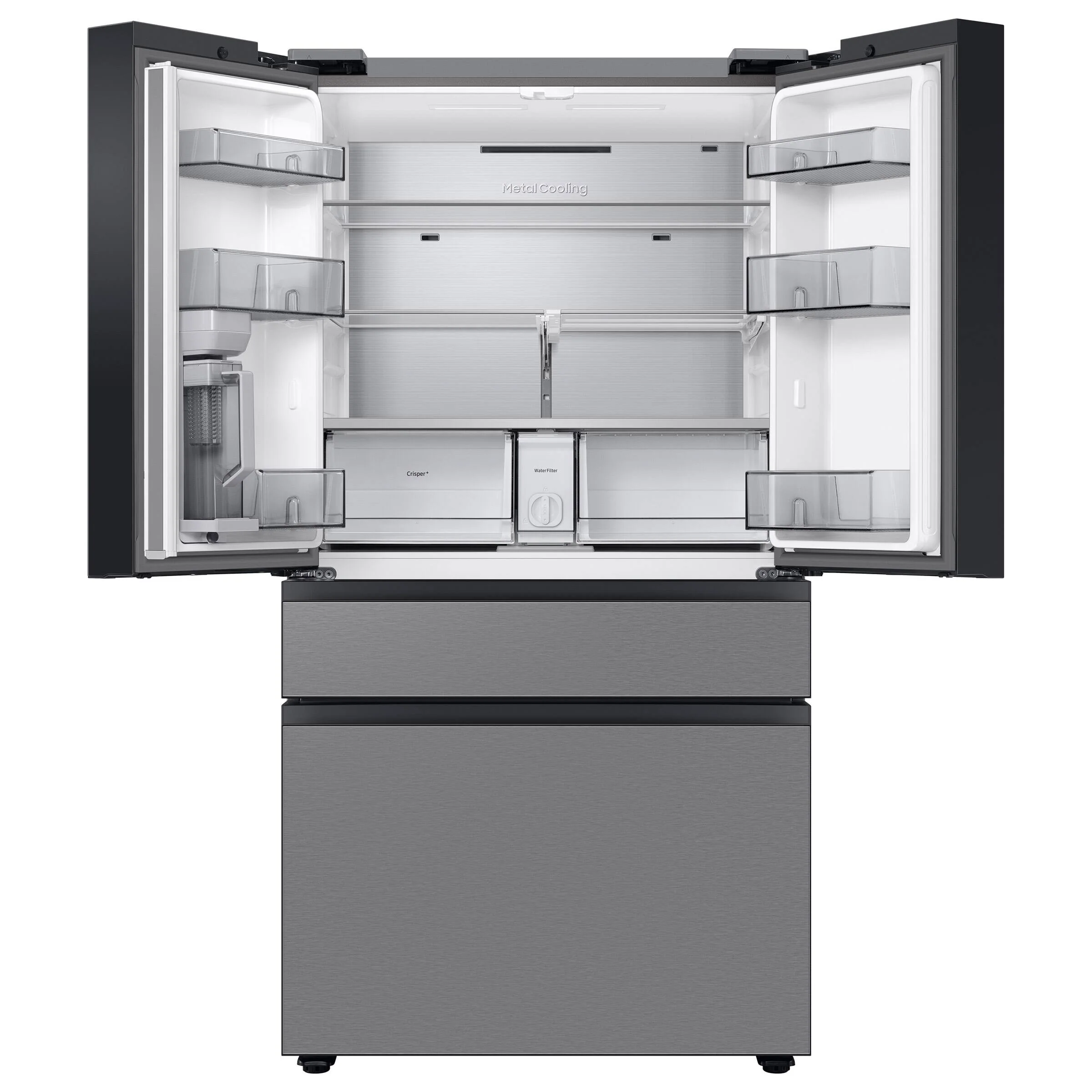 Samsung Bespoke 4-Door French Door Refrigerator (29 cu. ft.) - RF29BB8200QLAA - Inhomebuy