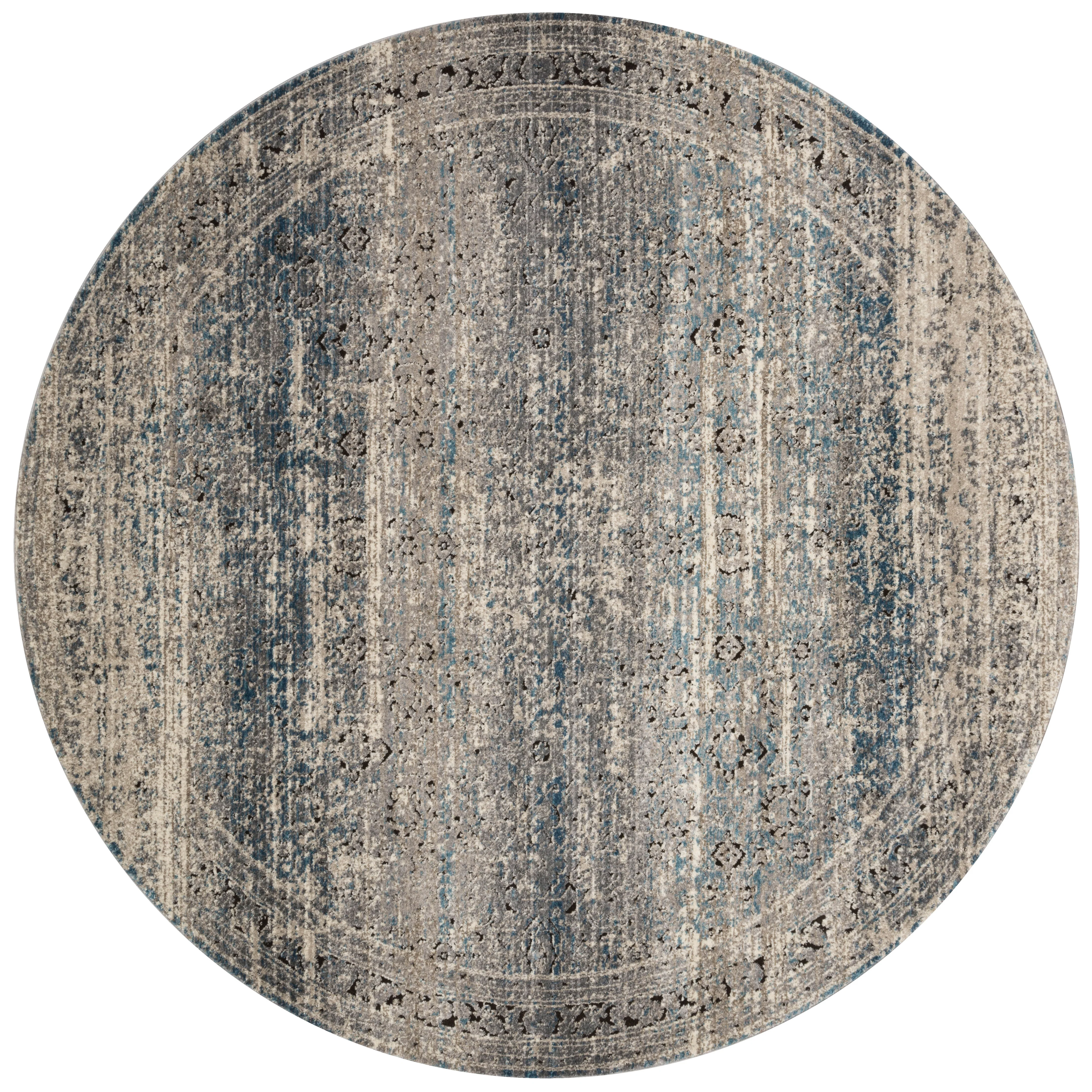 Loloi Rugs Millennium Collection Rug in Grey, Blue - 7'7