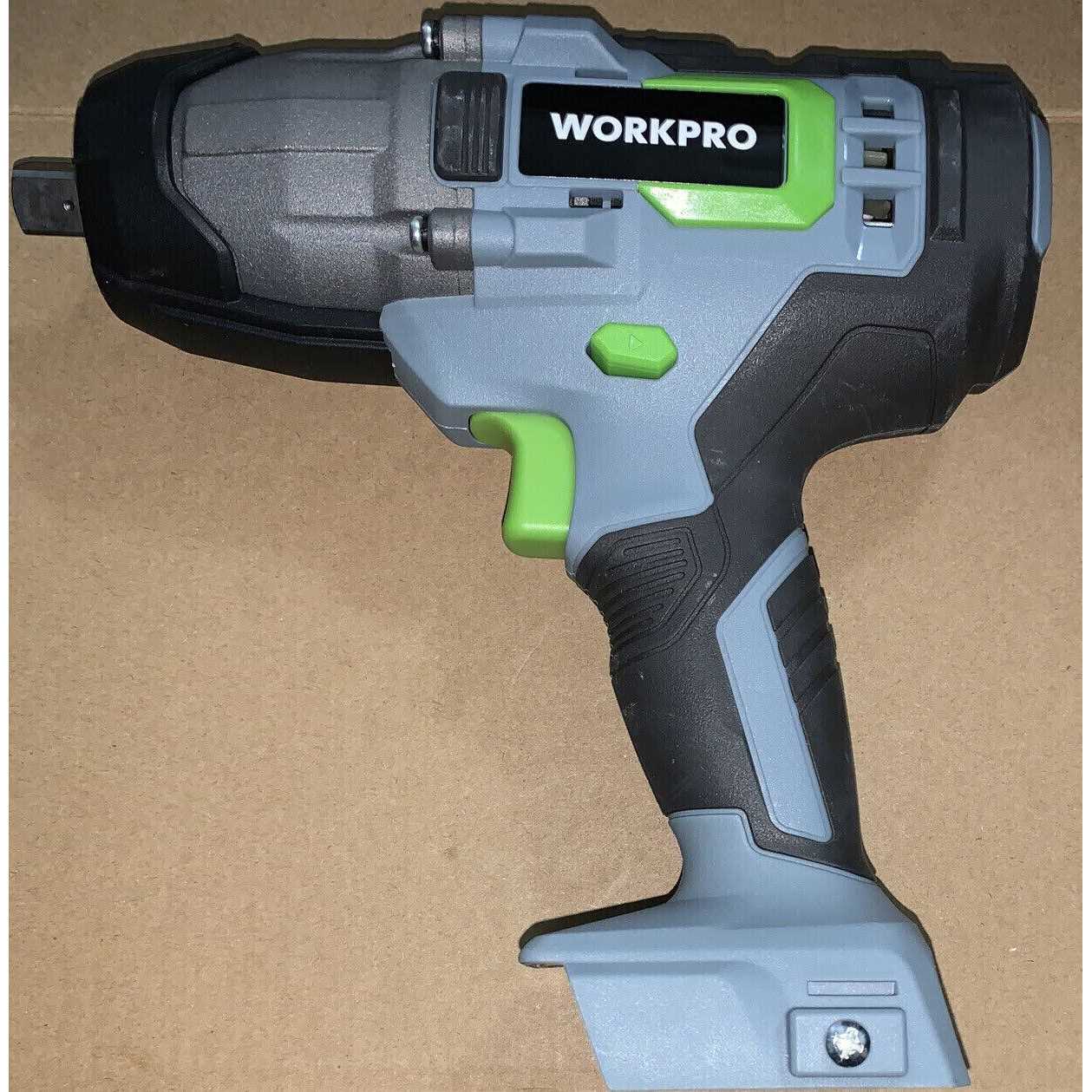 WORKPRO 20V Cordless Impact Wrench 1/2-inch 320 Ft Pounds Max Torque - Inhomebuy