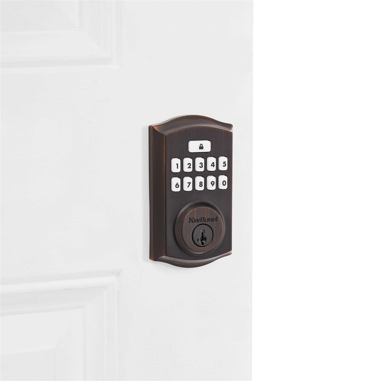 Kwikset Signature Series Traditional SmartCode Electronic Deadbolt - Inhomebuy