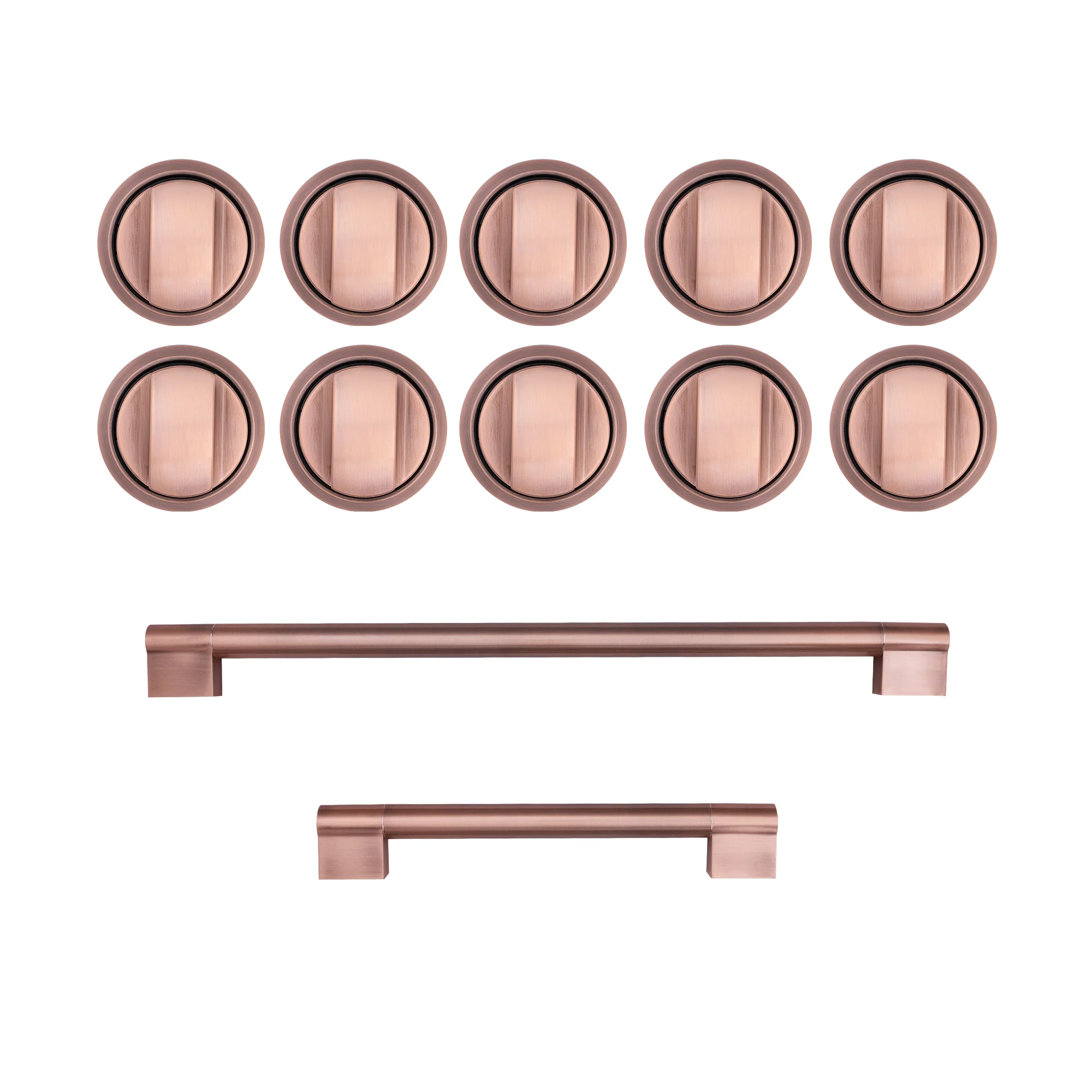 Cosmo Rose Gold Handle and Knob Set for GRP486G Range, GRP486GHK-RGD - Inhomebuy