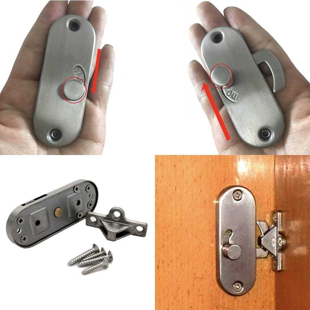 Sliding Door Latch Pool Safety Latch Two Way Opening Sliding Door Latch - Inhomebuy