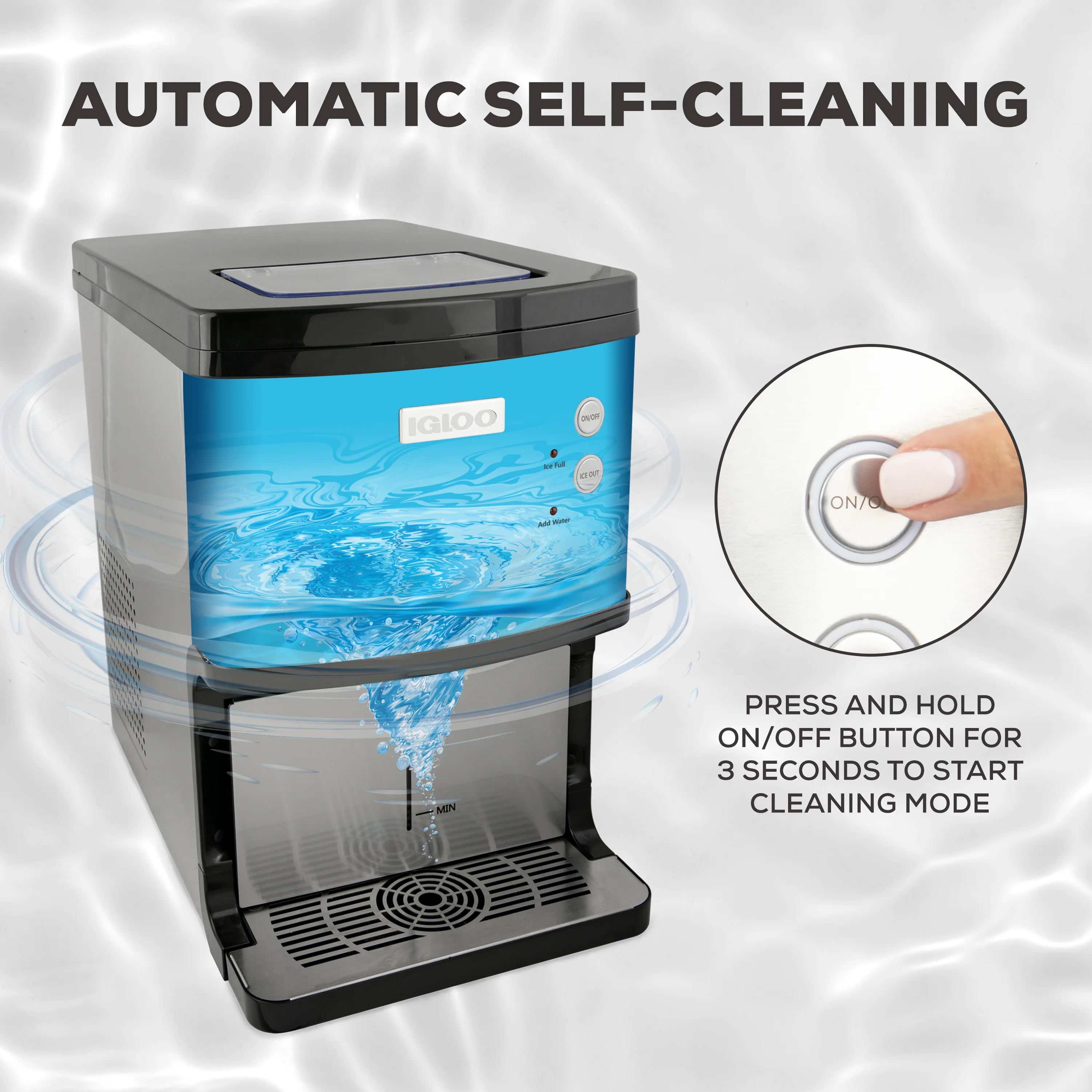 Igloo Automatic Dispensing Nugget Ice Maker - Inhomebuy