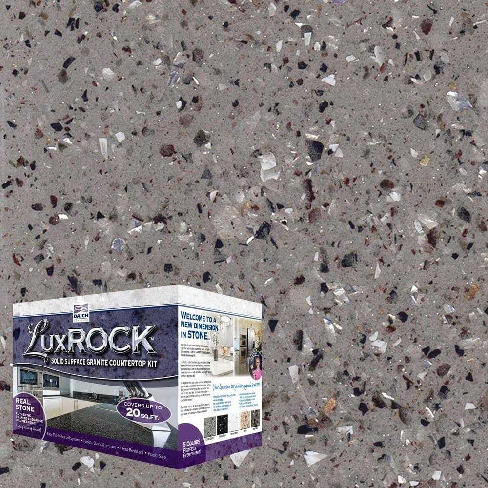 DAICH LuxRock Solid Surface Granite Countertop Kit LX-SSGU - Inhomebuy