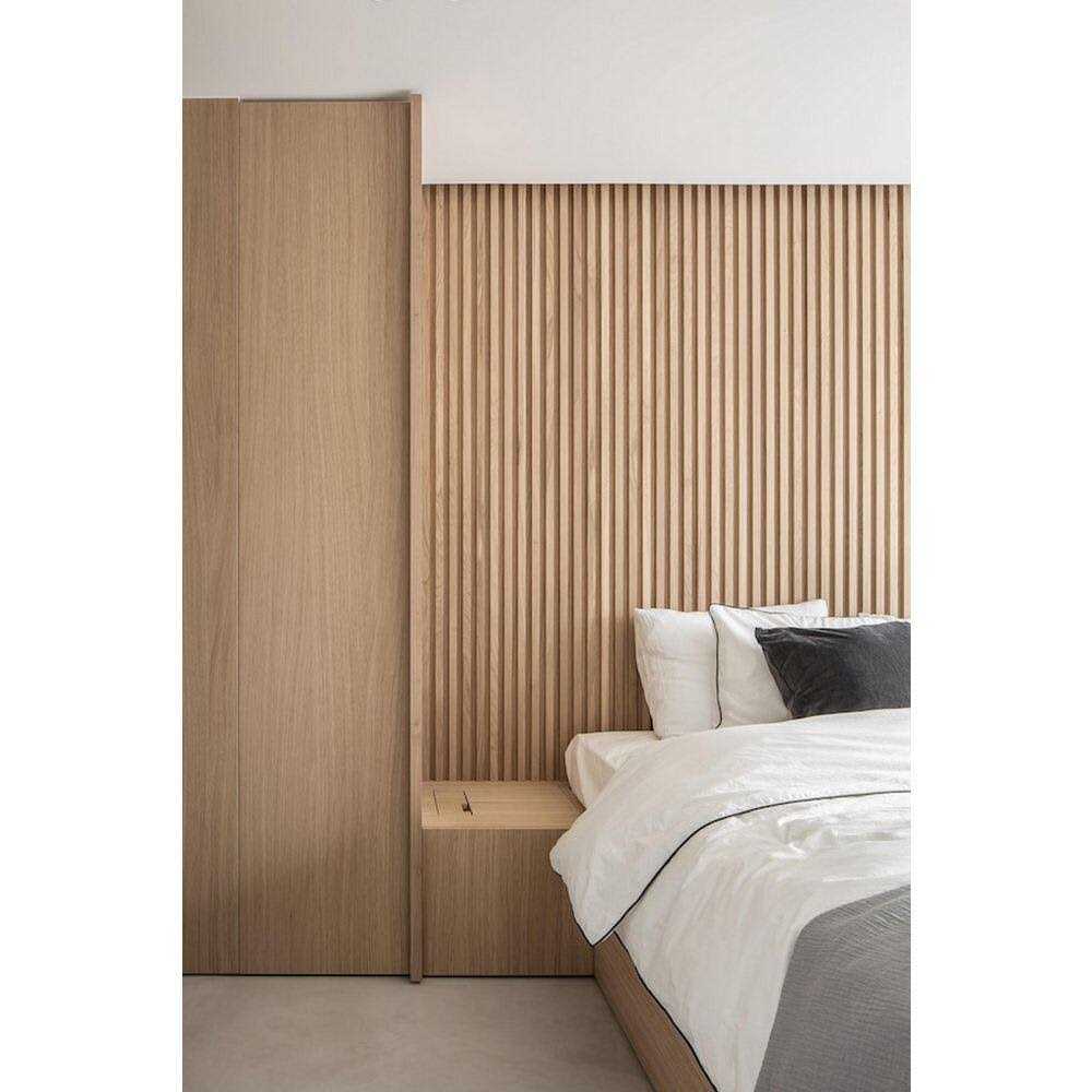 Ejoy 106 in. x 6 in x 0.5 in. Solid Wood Wall 7 Grid Cladding Siding Board - Inhomebuy
