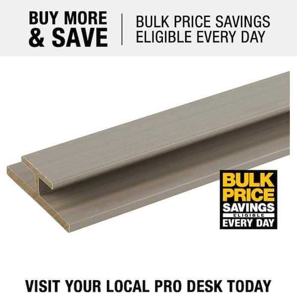 NewTechWood All Weather System 2.8 in. x 2.8 in. x 8 ft. Composite Siding Inside Corner Trim US47-8 - Inhomebuy