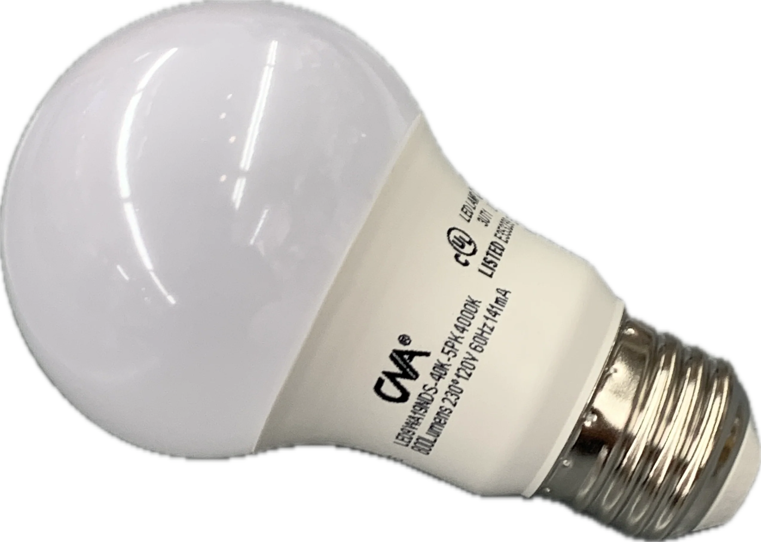CNA LED-9WA19-40K LED 9W A19 4000K - Inhomebuy