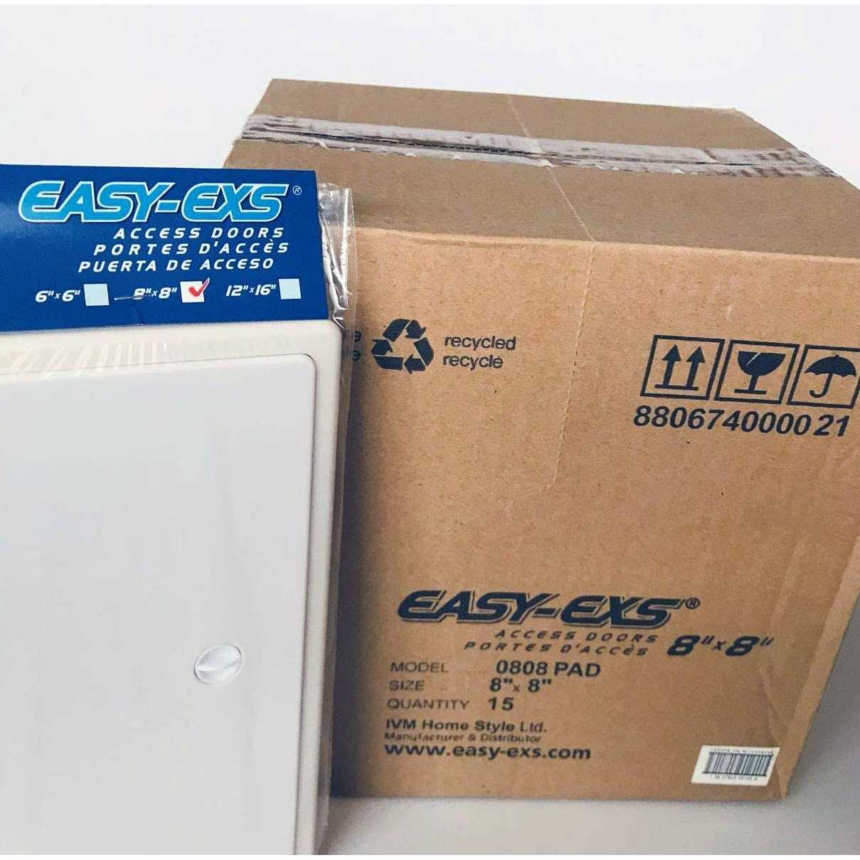 EASY-EXS Access Panel 12×16 with Door Plastic White - Inhomebuy