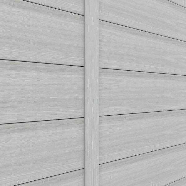 NewTechWood All Weather System 2.8 in. x 2.8 in. x 8 ft. Composite Siding Inside Corner Trim US47-8 - Inhomebuy