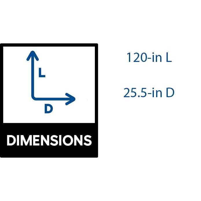 VT Dimensions Formica 25.5-in x 3.75-in Ouro Romano - Inhomebuy