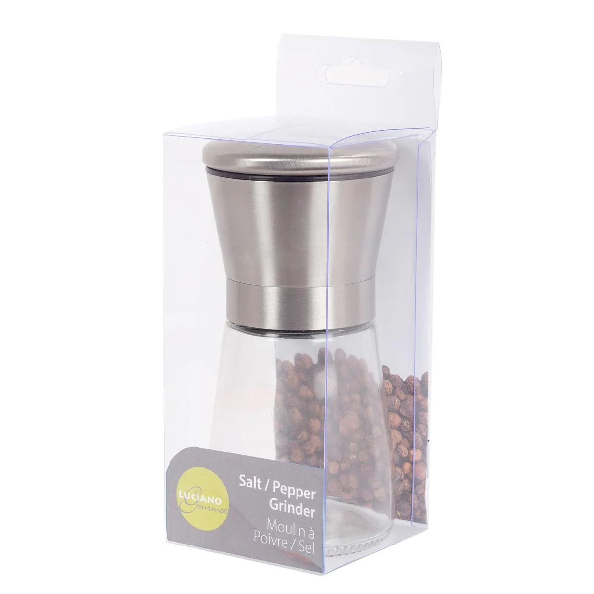 L.Gourmet Salt / Pepper Grinder, 6.6x13.8cm | 70950 - Inhomebuy