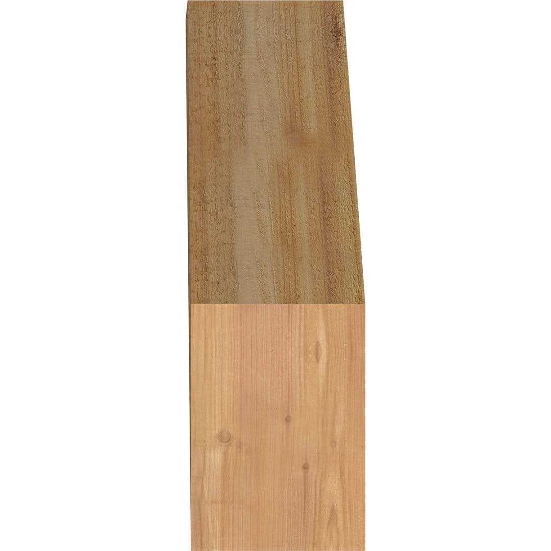 Ekena Millwork 4W x Traditional Rough Sawn Knee Brace BRC - Inhomebuy