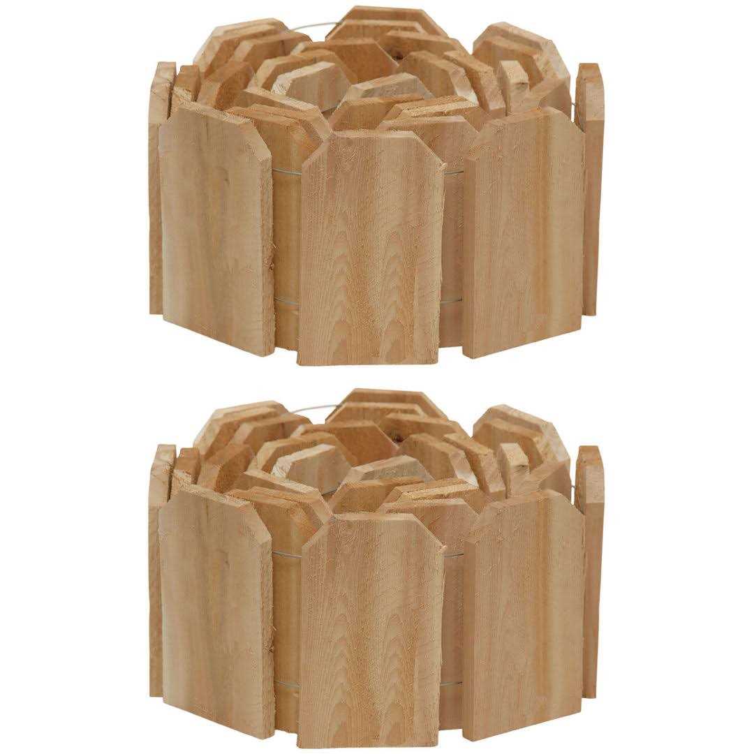 Greenes Fence RC41 Cedar Lawn Edging - Inhomebuy